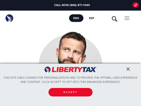 'libertytax.com' screenshot