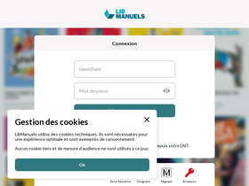'libmanuels.fr' screenshot