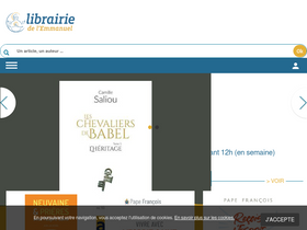'librairie-emmanuel.fr' screenshot