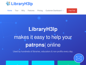 'libraryh3lp.com' screenshot