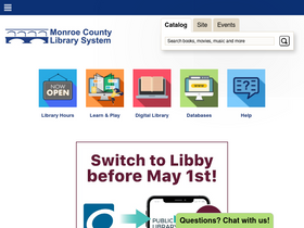 'libraryweb.org' screenshot