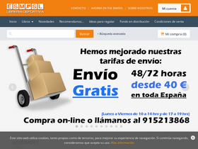 'libreriadeportiva.com' screenshot