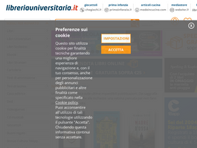 'libreriauniversitaria.it' screenshot