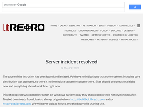 'libretro.com' screenshot
