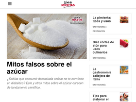 'libroderecetas.com' screenshot