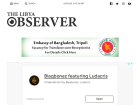 'libyaobserver.ly' screenshot