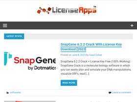 'licenseapps.com' screenshot
