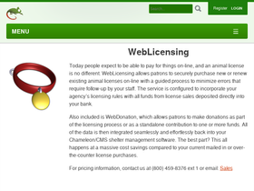'licensepet.com' screenshot