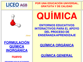 'liceoagb.es' screenshot