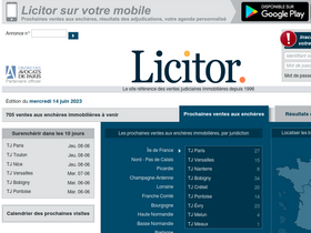 'licitor.com' screenshot