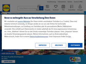 'lidl-kochen.de' screenshot