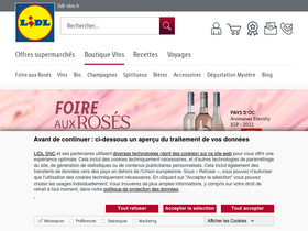 'lidl-vins.fr' screenshot
