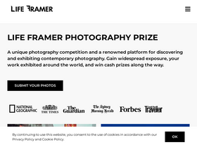 'life-framer.com' screenshot