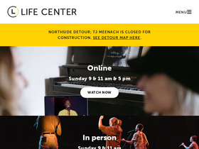 'lifecenter.net' screenshot