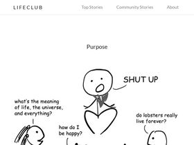'lifeclub.org' screenshot