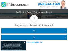 'lifeinsurance.net' screenshot