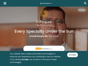 'lifespan.org' screenshot