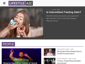 'lifestyle-a2z.com' screenshot