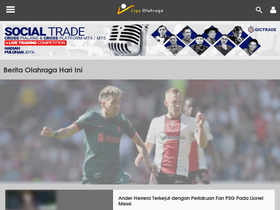 'ligaolahraga.com' screenshot