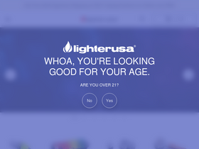 'lighterusa.com' screenshot