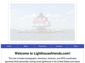 'lighthousefriends.com' screenshot