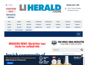 'liherald.com' screenshot