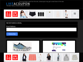 'likeacoupon.com' screenshot