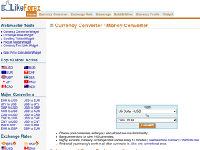 'likeforex.com' screenshot