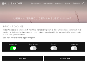'lilienhoff.dk' screenshot