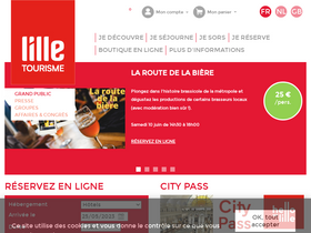 'lilletourism.com' screenshot