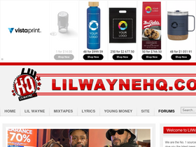 'lilwaynehq.com' screenshot