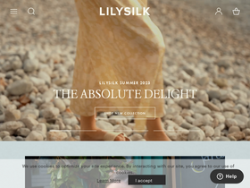 'lilysilk.com' screenshot