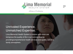 'limamemorial.org' screenshot