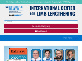 'limblength.org' screenshot