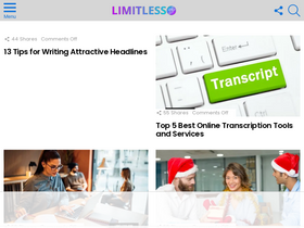 'limitlesso.com' screenshot