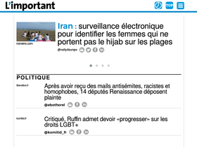 'limportant.fr' screenshot