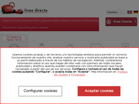 'lineadirecta.com' screenshot