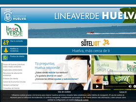 'lineaverdehuelva.com' screenshot