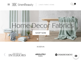 'linenbeauty.com' screenshot