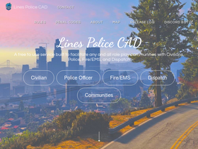 'linespolice-cad.com' screenshot