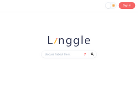 'linggle.com' screenshot