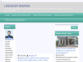 'lingkarwarna.com' screenshot