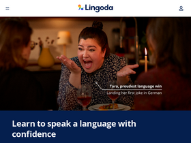 'lingoda.com' screenshot