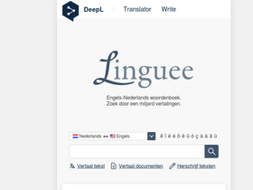 'linguee.nl' screenshot