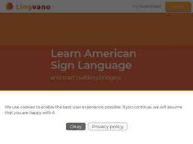 'lingvano.com' screenshot