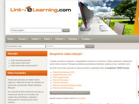 'link-elearning.com' screenshot
