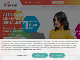 'linkem.com' screenshot