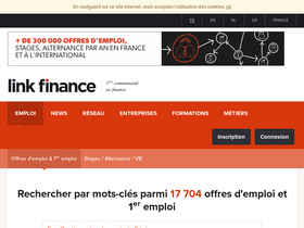 'linkfinance.fr' screenshot