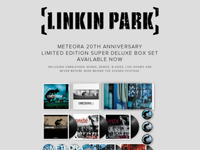 'linkinpark.com' screenshot