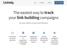 'linkody.com' screenshot